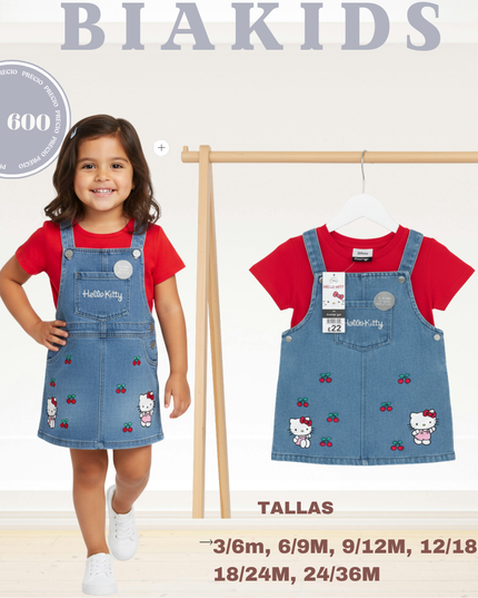Overall Jeans Hello Kitty