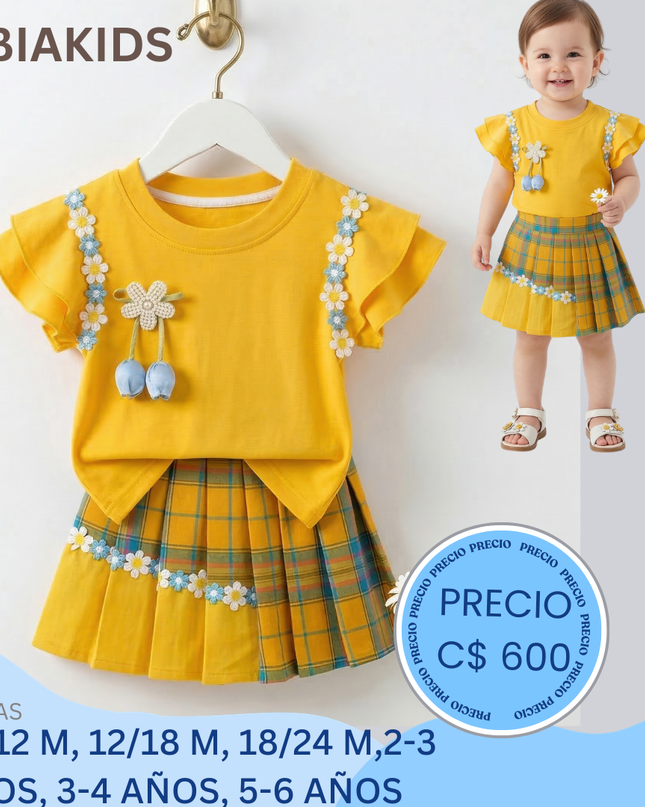 set cuadros naranja