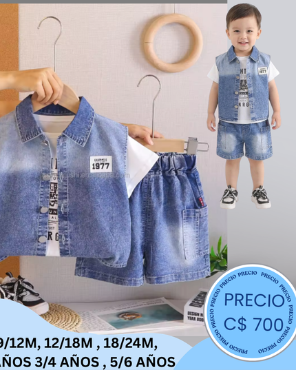 Set jean 3 pieza 1977