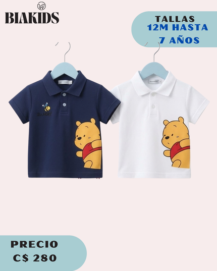 Camiseta Winnie Pooh Blanca D