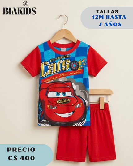 Conjunto Cars Rojo B