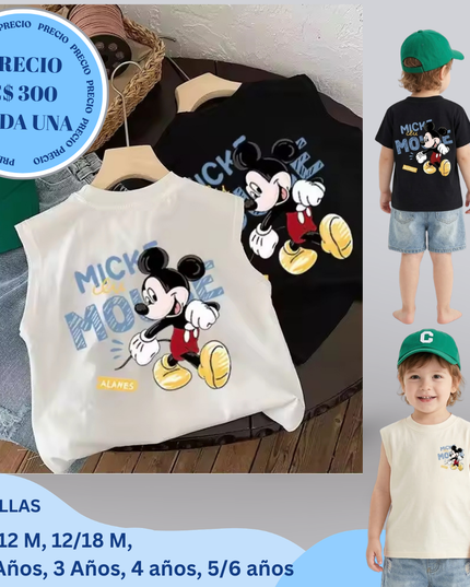 Camisola Mickey Blanco