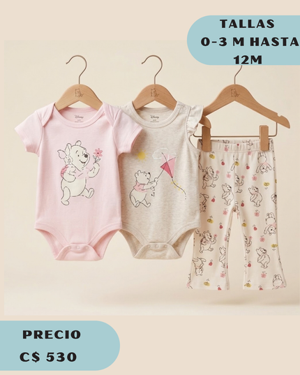 Conjunto Winnie Pooh Bebe C