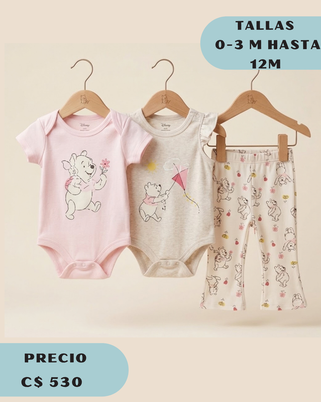 Conjunto Winnie Pooh Bebe C