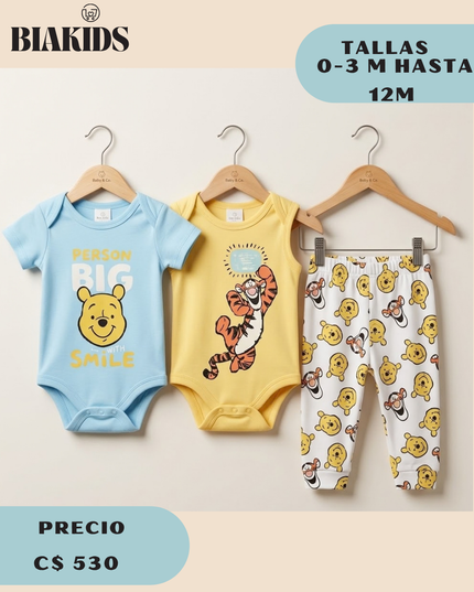 Conjunto Winnie Pooh Bebe B