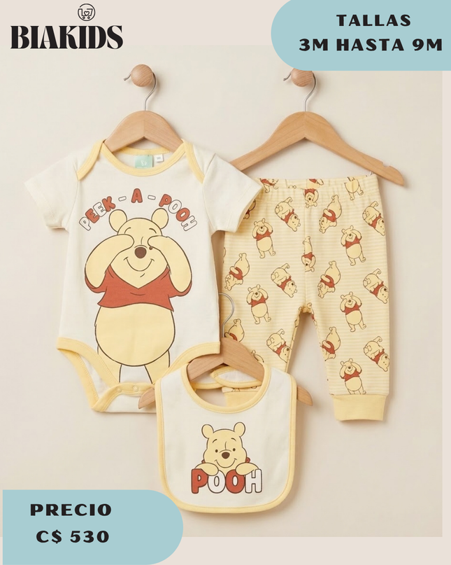 Conjunto Winnie Pooh Bebe D
