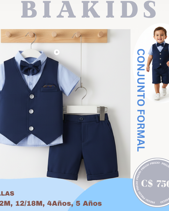 Conjunto Formal chaleco