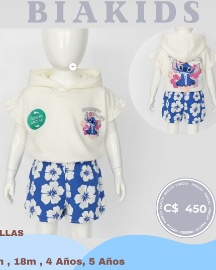 Conjunto Stich short & camisa