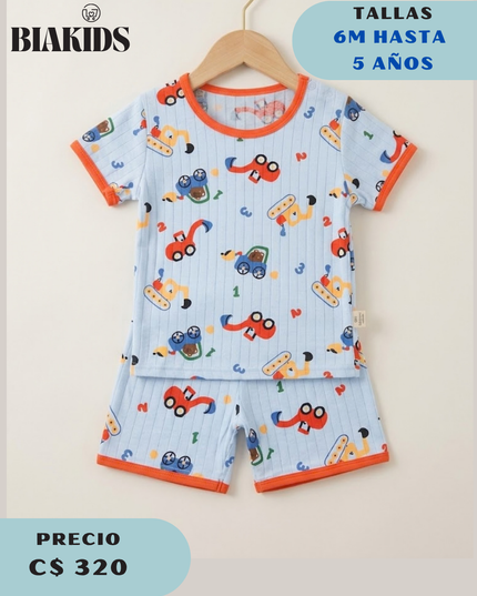 Conjunto dino cars