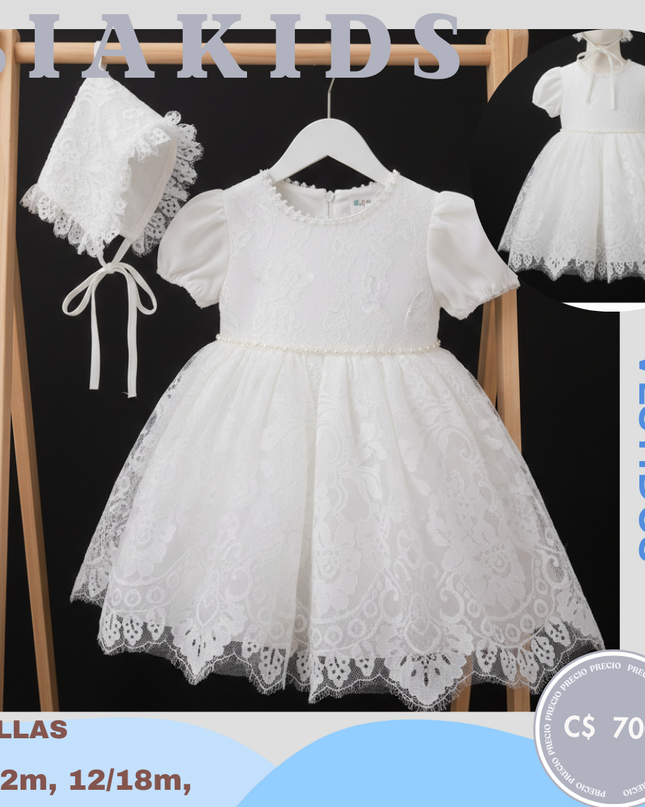 Vestido blanco Bautismo