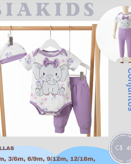 Set elefante Pantalon & mameluco