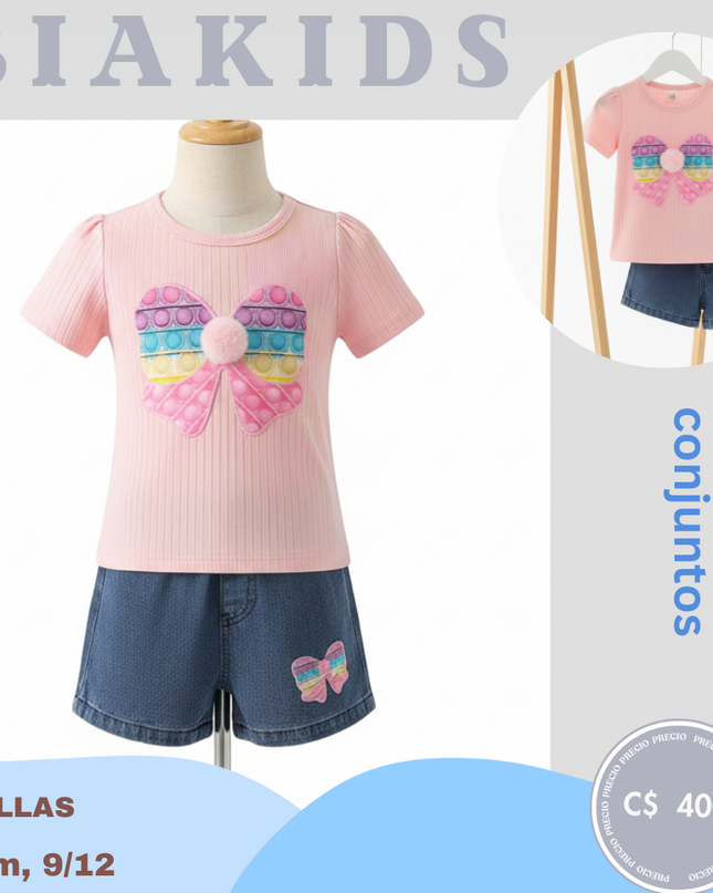Set Camiseta & ahort jeans