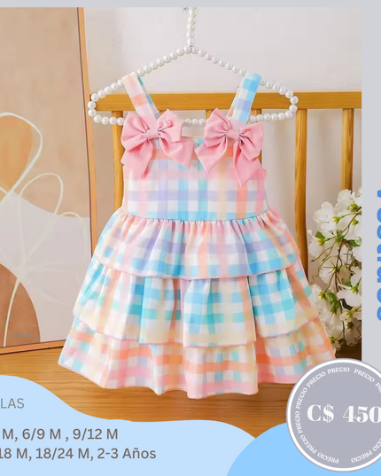 Vestido Infantil Multi-Color