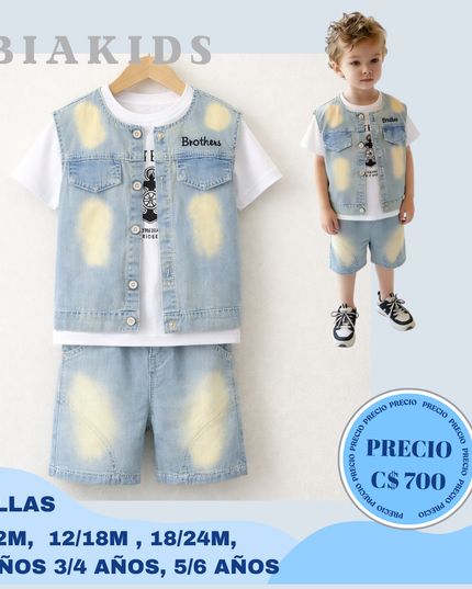 Set Chaqueta sin manga