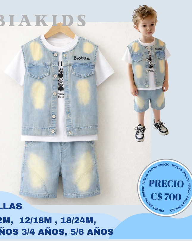 Set Chaqueta sin manga