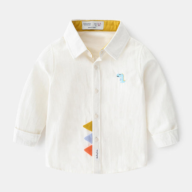 Camisa Formal de Algodon | Blanca