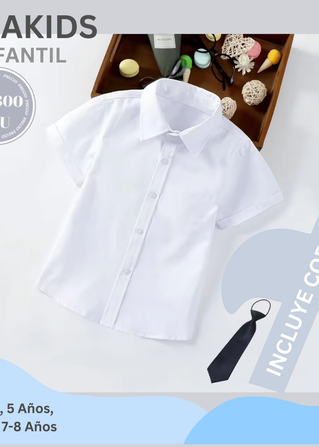 Camisa Blanca & Corbata