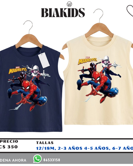 Camisola Spiderman