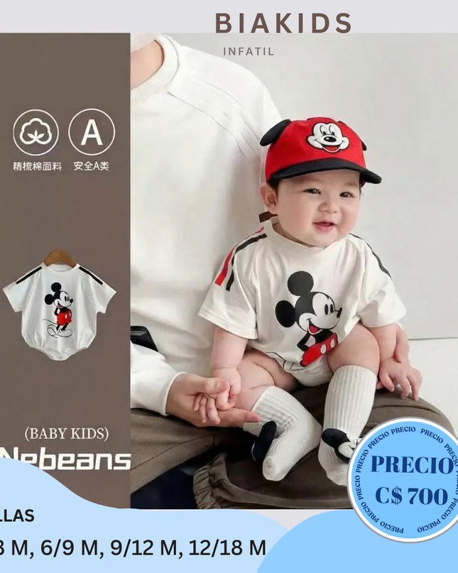 Mameluco Mickey completo