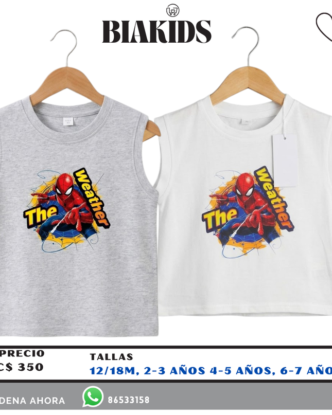 camisola Spiderman The weather