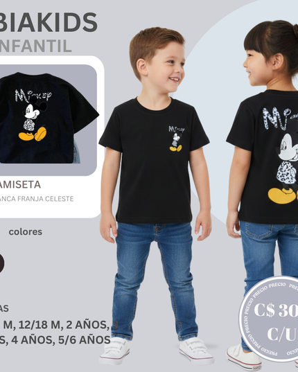 Camiseta Algodon | Dark Mickey
