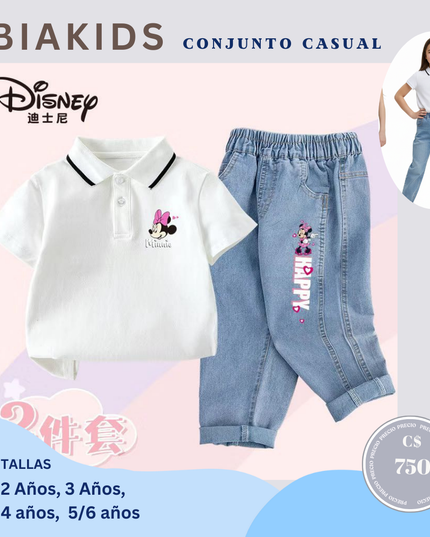 Set Casual| Minnie Mouse