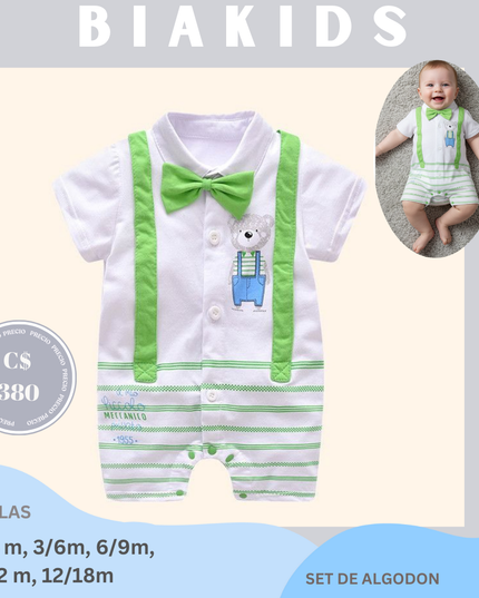 Set Mameluco Teddy Bear