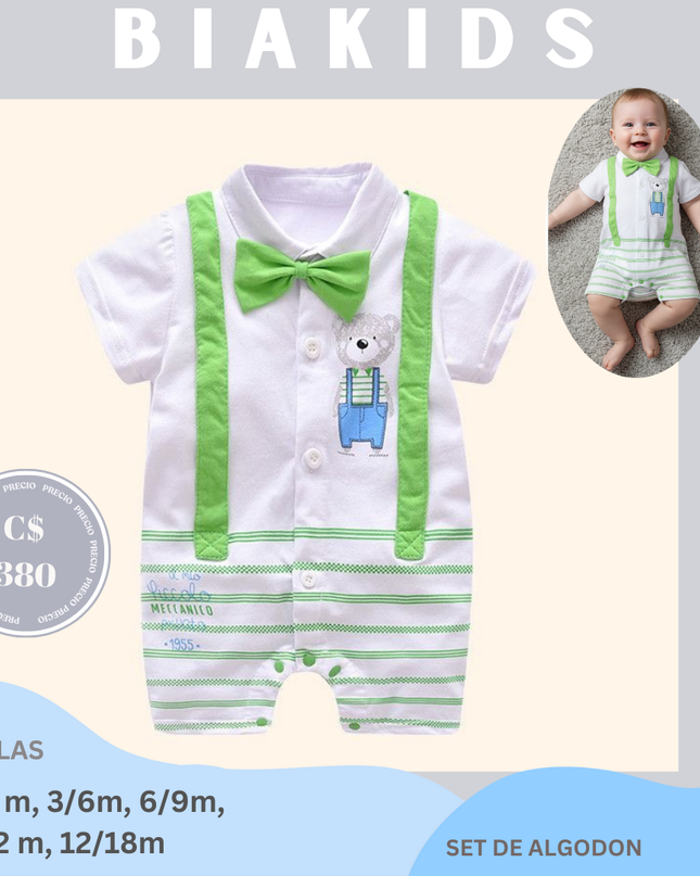 Set Mameluco Teddy Bear