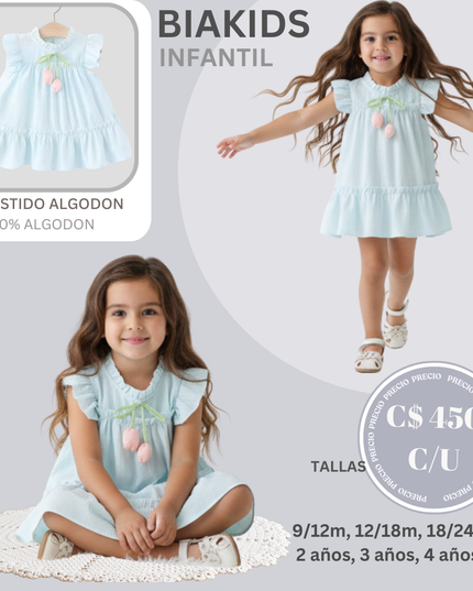 Vestido celeste Aqua