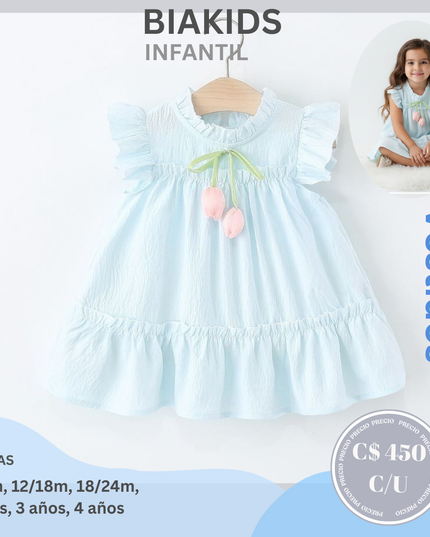 Vestido celeste Aqua
