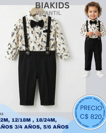 Set formal camisa hojita