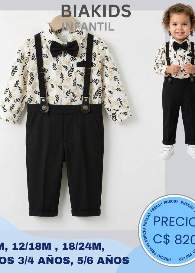 Set formal camisa hojita