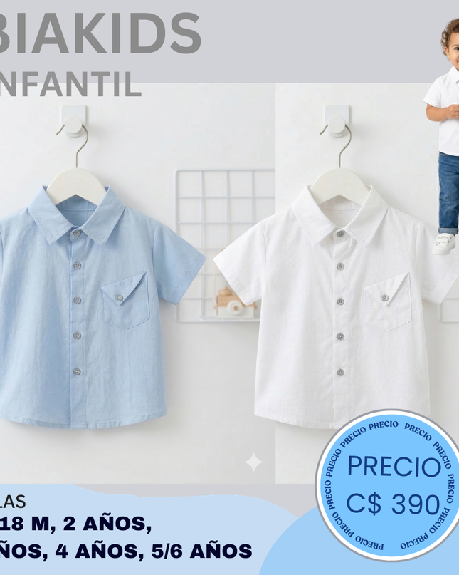 Camisa bolsa elegante
