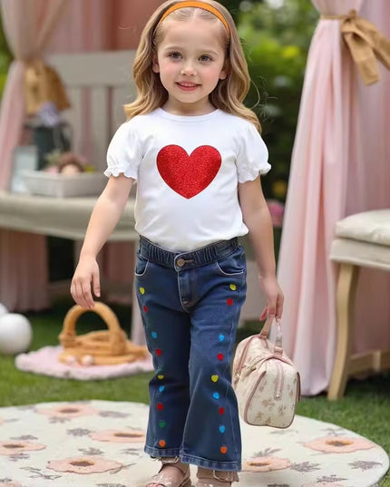 Set jeans corazon