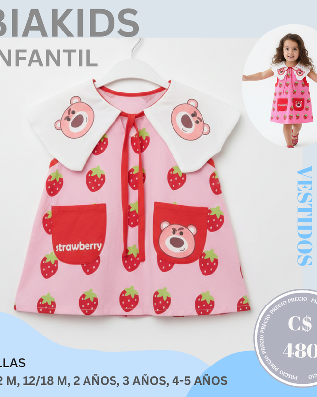 Vestido tematico Teddy Red