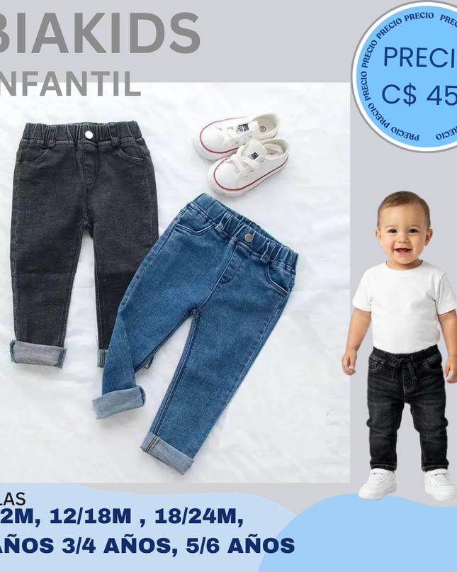 Jeans  Negro Skinny
