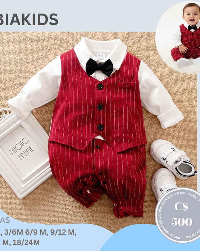Mameluco Rojo Formal