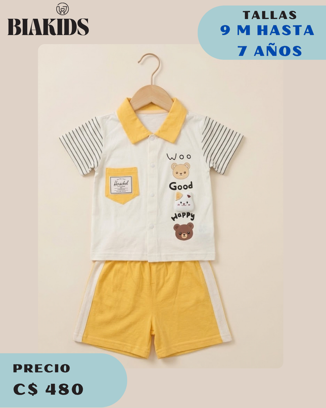 Conjunto Good Amarillo