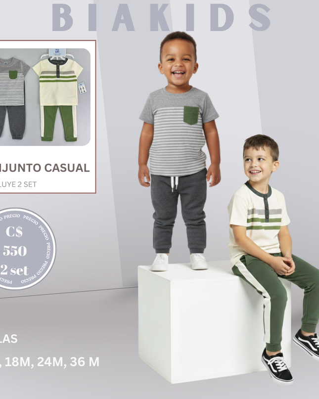 Conjunt de 2 set Camiseta & Jogger