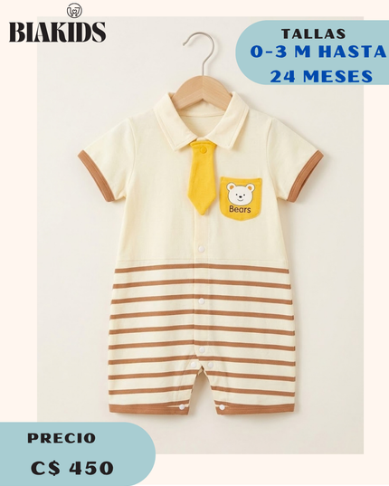 Mameluco Rayas Corbatin
