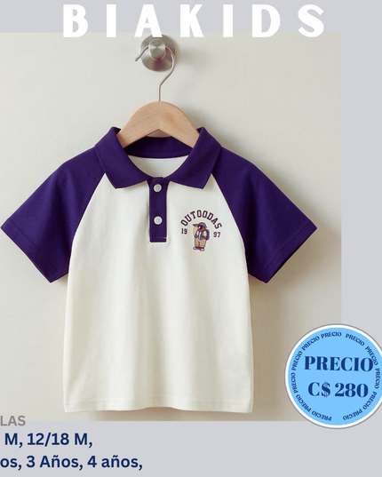 Camiseta osito doble tono
