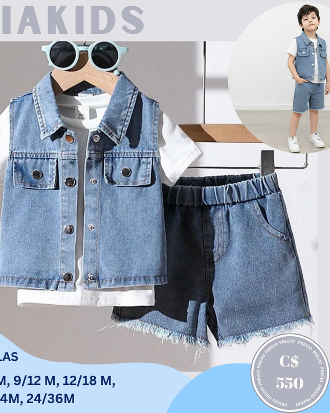 Set casual jeans