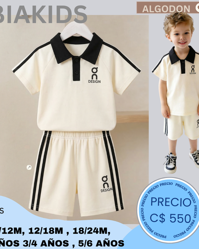 Set Casual sport beige
