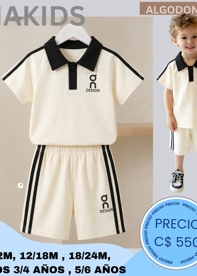 Set Casual sport beige