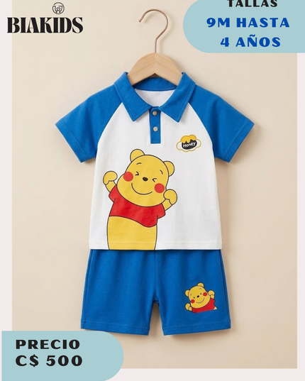 Conjunto Winnie Pooh Azul