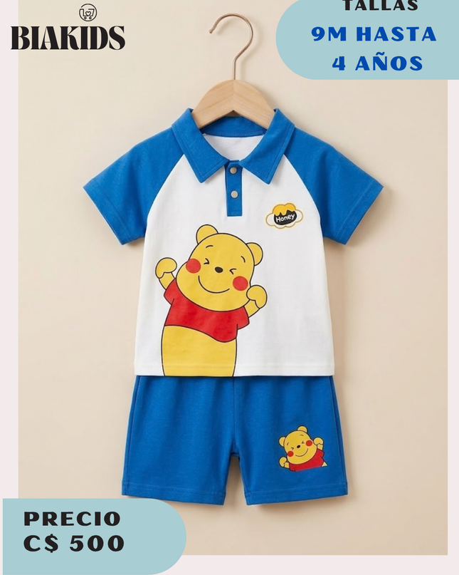 Conjunto Winnie Pooh Azul