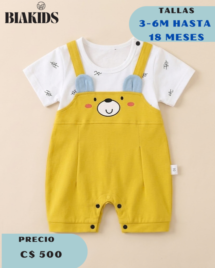 Conjunto Tirantes Osito Amarillo