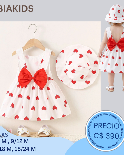 vestido con sombrero