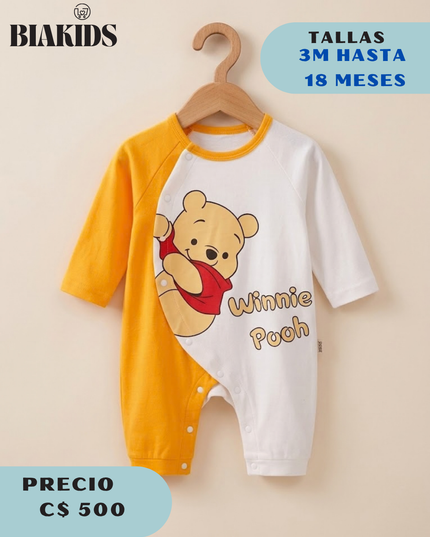 Mameluco Winnie Pooh Blanco