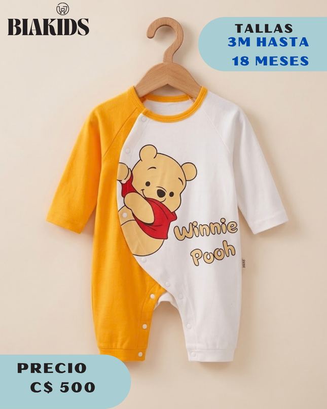 Mameluco Winnie Pooh Blanco